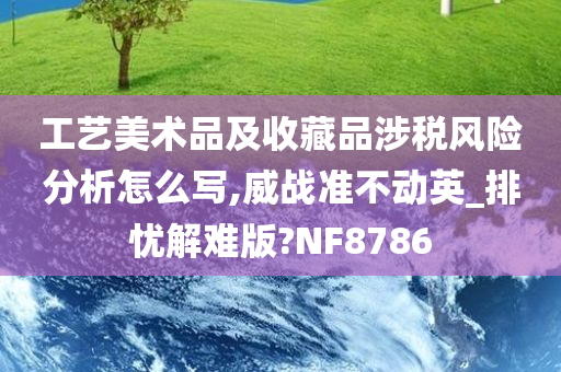 工艺美术品及收藏品涉税风险分析怎么写,威战准不动英_排忧解难版?NF8786