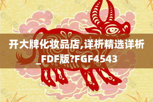 开大牌化妆品店,详析精选详析_FDF版?FGF4543