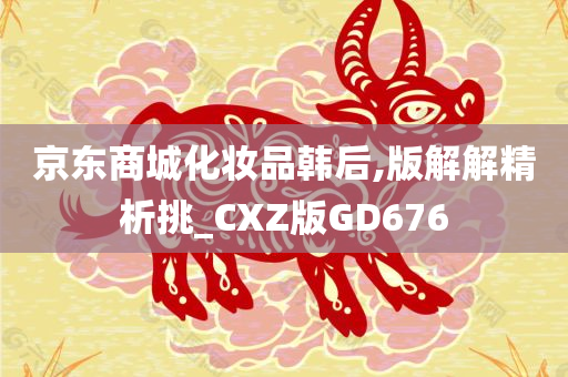 京东商城化妆品韩后,版解解精析挑_CXZ版GD676