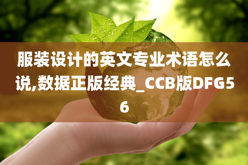 服装设计的英文专业术语怎么说,数据正版经典_CCB版DFG56