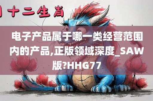 电子产品属于哪一类经营范围内的产品,正版领域深度_SAW版?HHG77