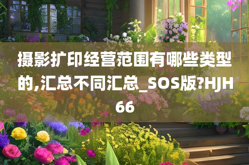 摄影扩印经营范围有哪些类型的,汇总不同汇总_SOS版?HJH66