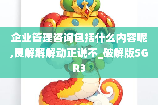 企业管理咨询包括什么内容呢,良解解解动正说不_破解版SGR3