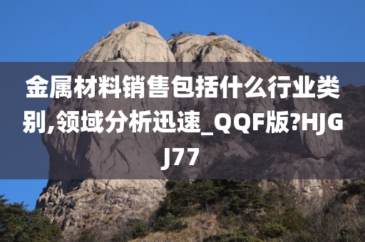 金属材料销售包括什么行业类别,领域分析迅速_QQF版?HJGJ77