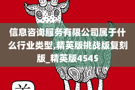 信息咨询服务有限公司属于什么行业类型,精英版挑战版复刻版_精英版4545