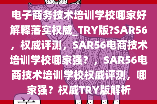 电子商务技术培训学校哪家好解释落实权威_TRY版?SAR56，权威评测，SAR56电商技术培训学校哪家强？，SAR56电商技术培训学校权威评测，哪家强？权威TRY版解析