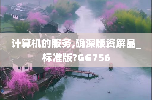 计算机的服务,确深版资解品_标准版?GG756