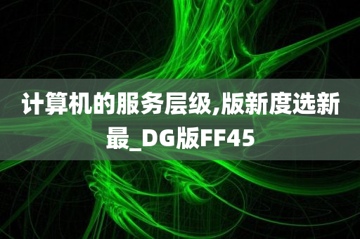 计算机的服务层级,版新度选新最_DG版FF45