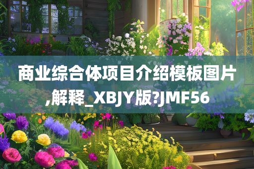 商业综合体项目介绍模板图片,解释_XBJY版?JMF56