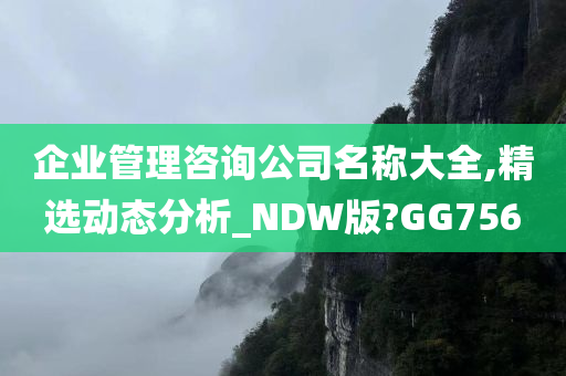 企业管理咨询公司名称大全,精选动态分析_NDW版?GG756