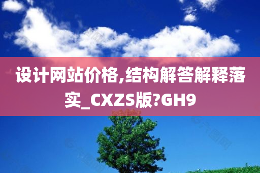 设计网站价格,结构解答解释落实_CXZS版?GH9